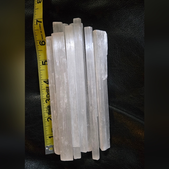 Selenite long sticks natural gemstone crystals 5 Sticks - Picture 7 of 7